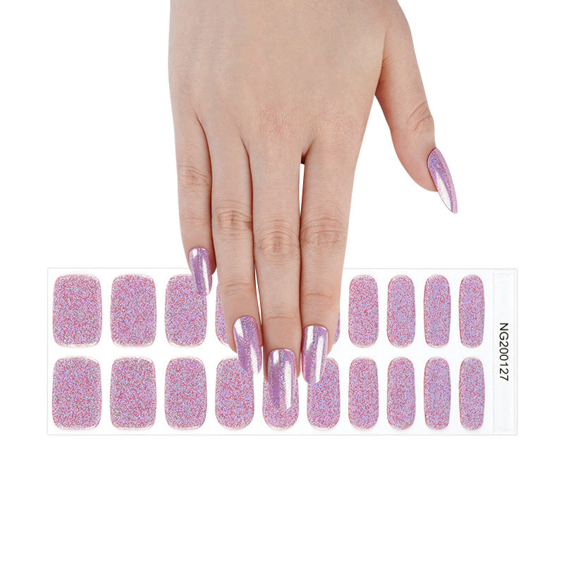 Lila Glitter NG127