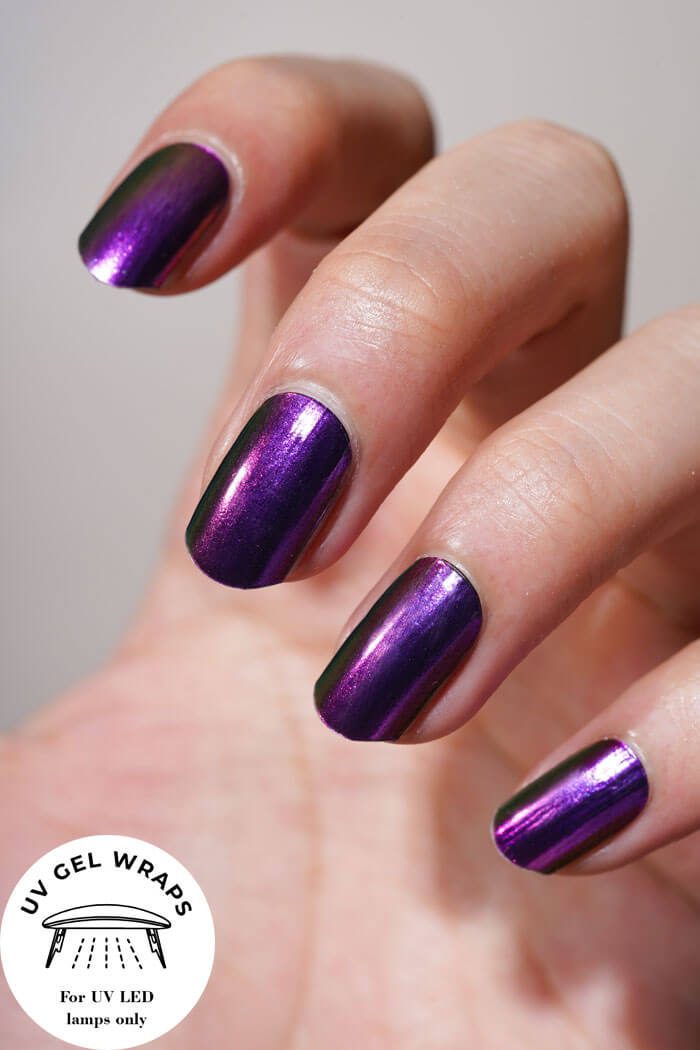 Lila Pearlescent Nails NG138