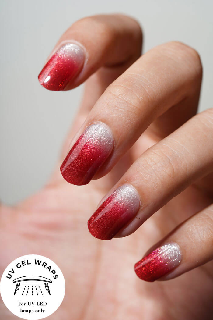 Ruby Glitter Ombre NG446