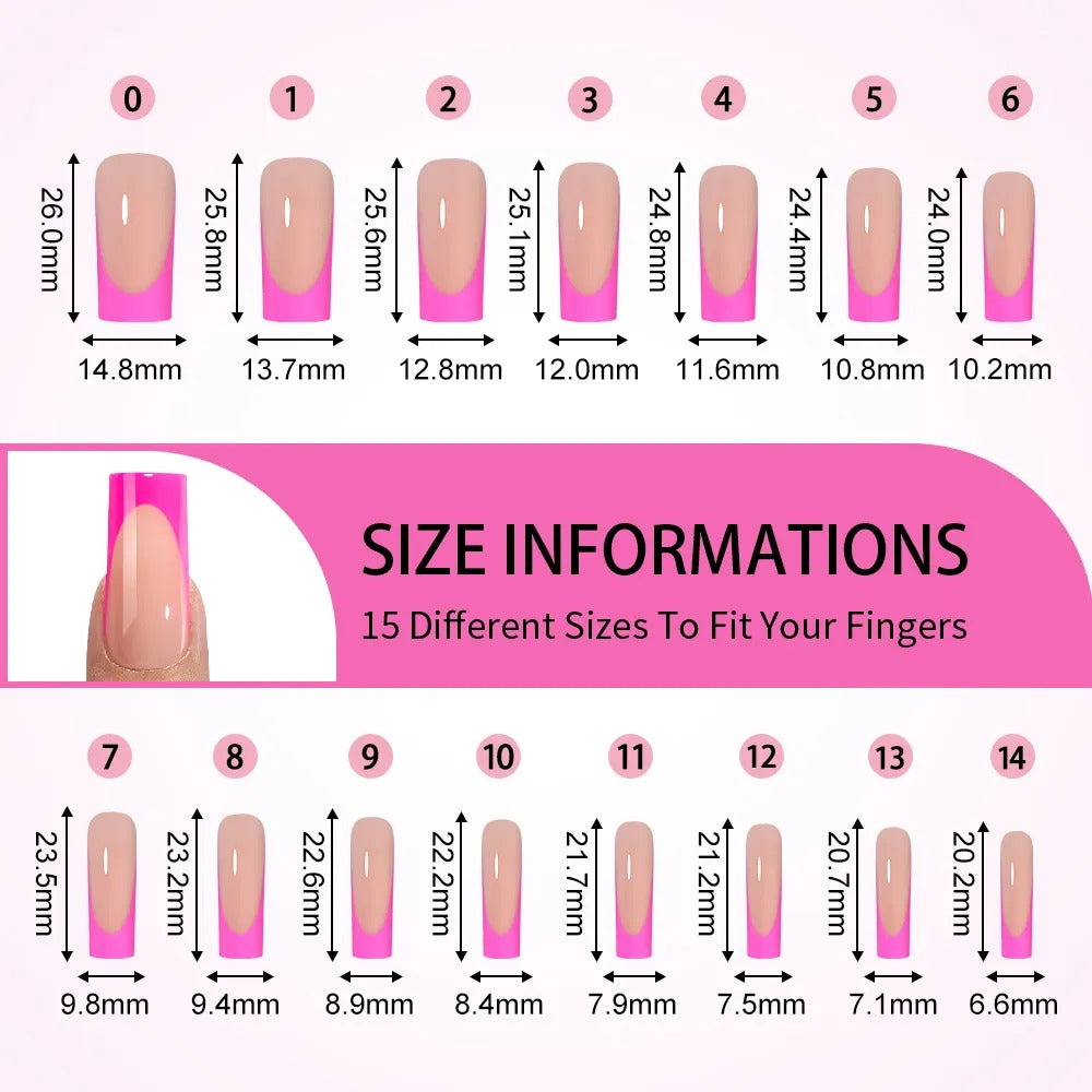 GeluXe French - Nude Long Square Summer Set