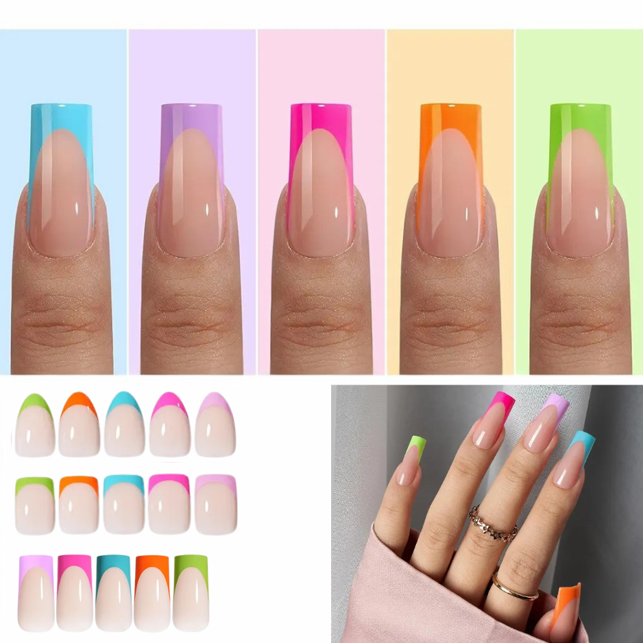 GeluXe French - Nude Long Square Summer Set