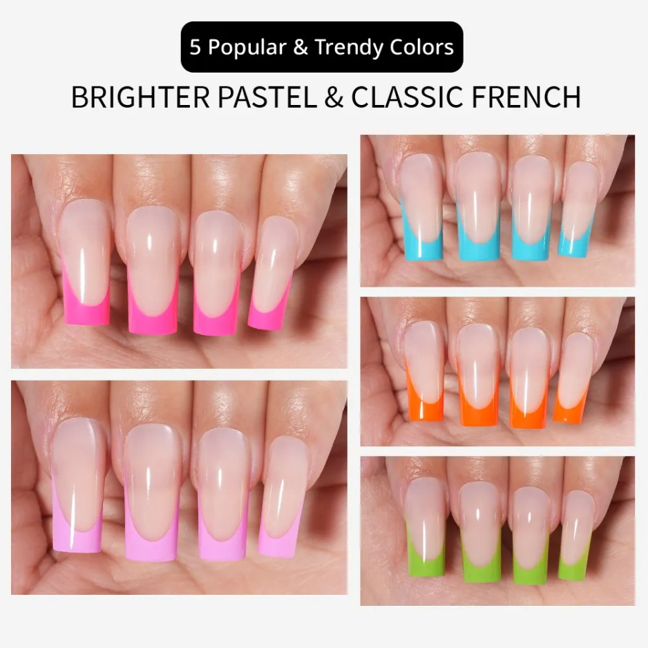 GeluXe French - Nude Long Square Summer Set