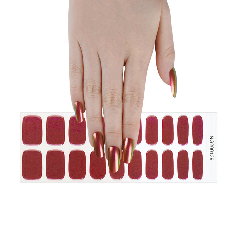 Red chameleon Nails NG139