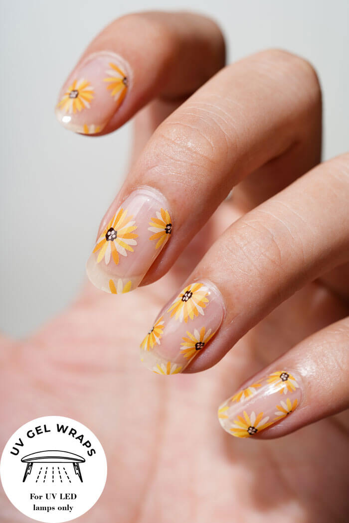 Sunflowers Nails NG145