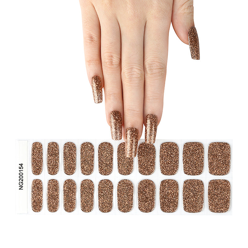 Brown Glitter NG154