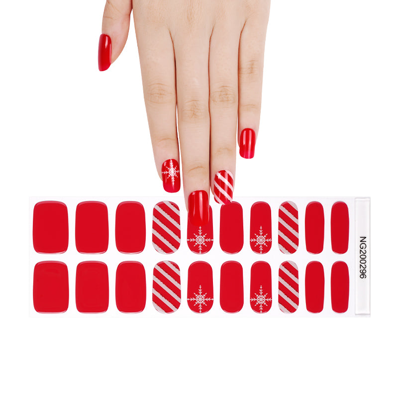 Candy cane Nails NG296