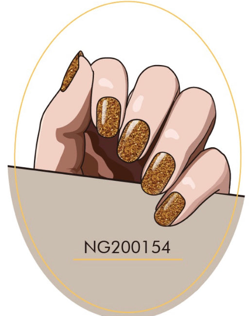 Brown Glitter NG154