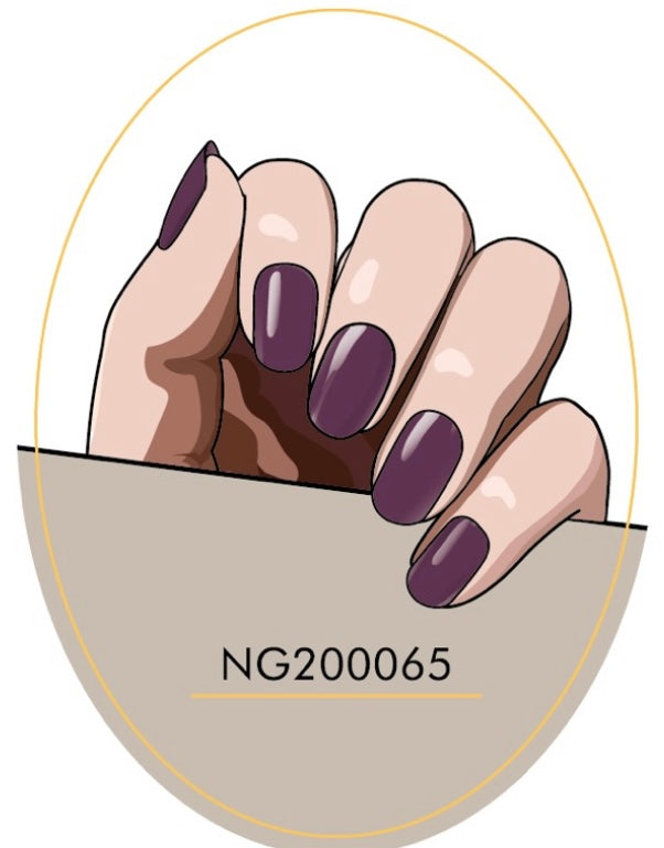 Eggplant Nails NG65