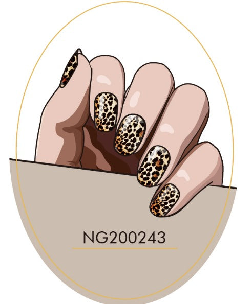 Leopard Nails NG243