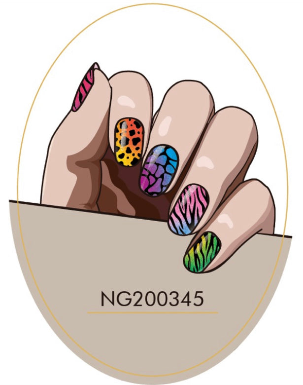 Rainbow Animal Print NG345