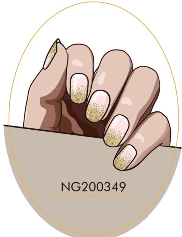 Gold Glitter NG349