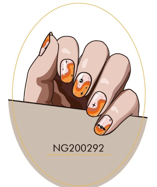 Halloween Bat Nails NG292