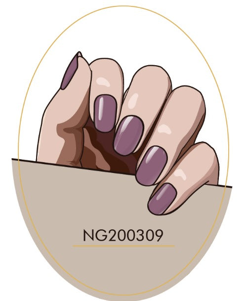 Mauve Nails NG309